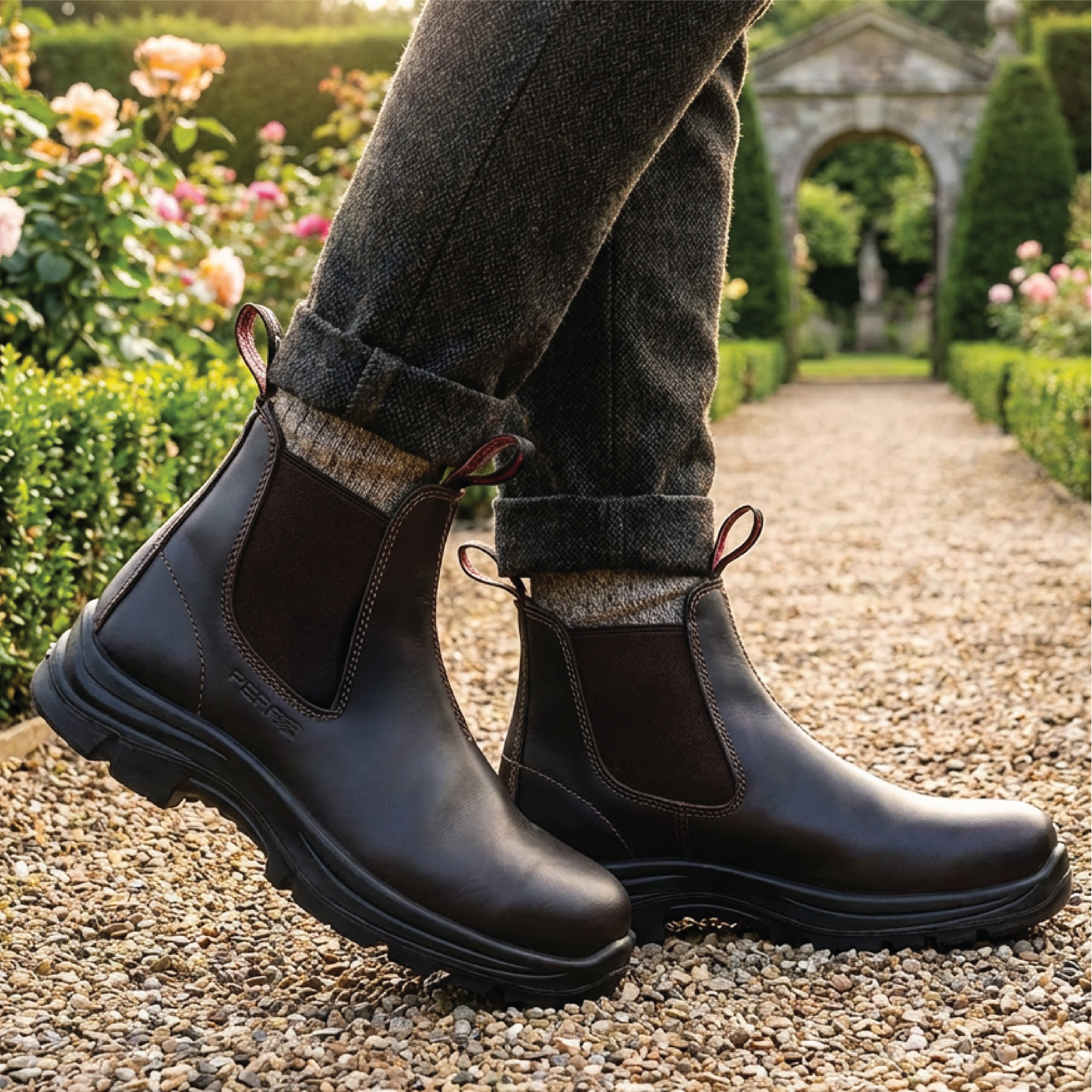 Perf - Country Dealer - Waterproof Soft Toe Dealer Boots - Stout - Seconds