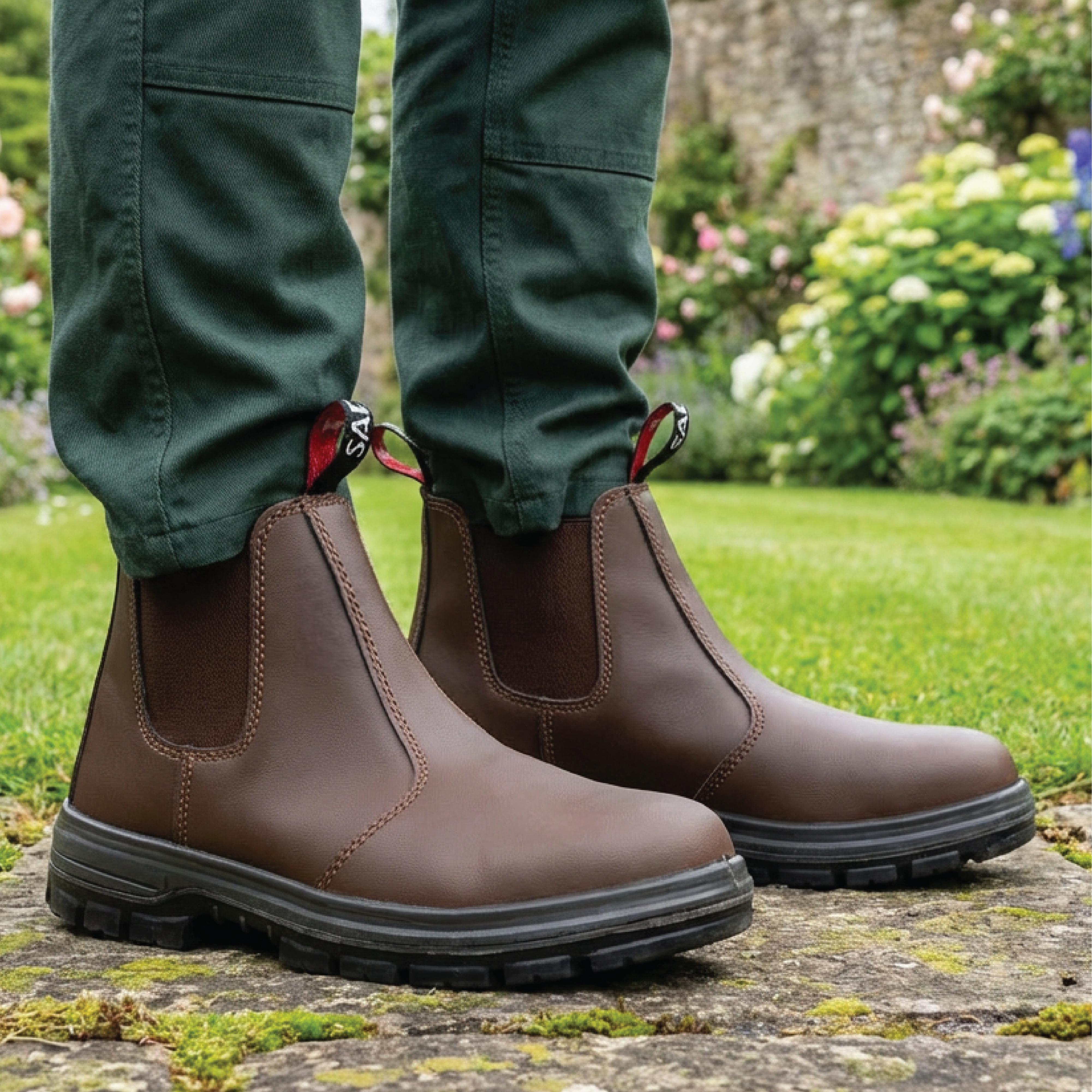 Safetix - Navi - Economy Soft Toe Dealer Boots - Brown - Seconds