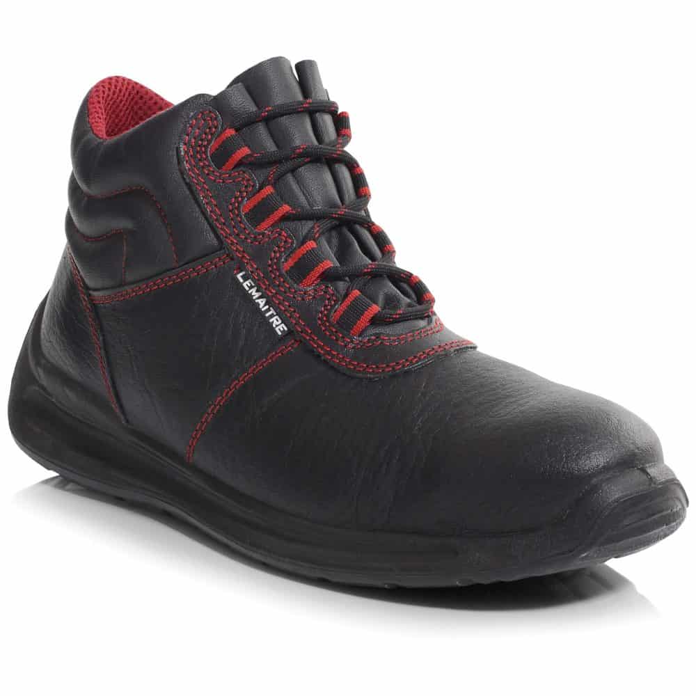 Lemaitre - Riva High - S3 Parabolic Safety Boots - Black/Red