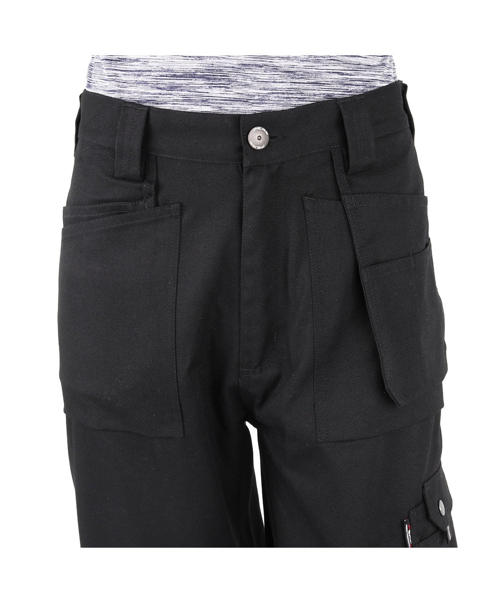 Perf - Jefferson - Multi Pocket Work Trousers - Black