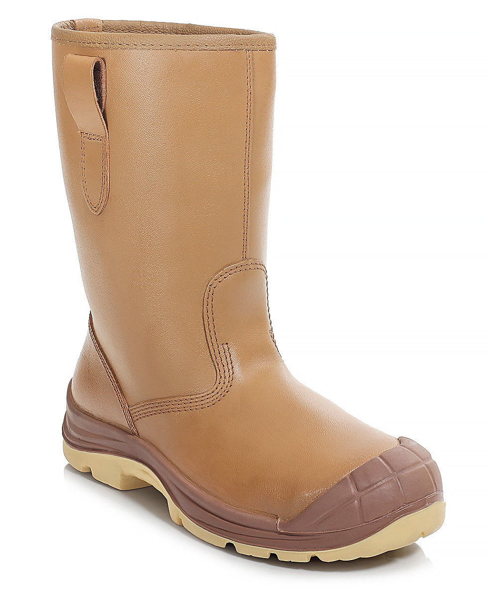 Perf - PB42LC - Lined Safety Rigger Boots - Tan - Seconds
