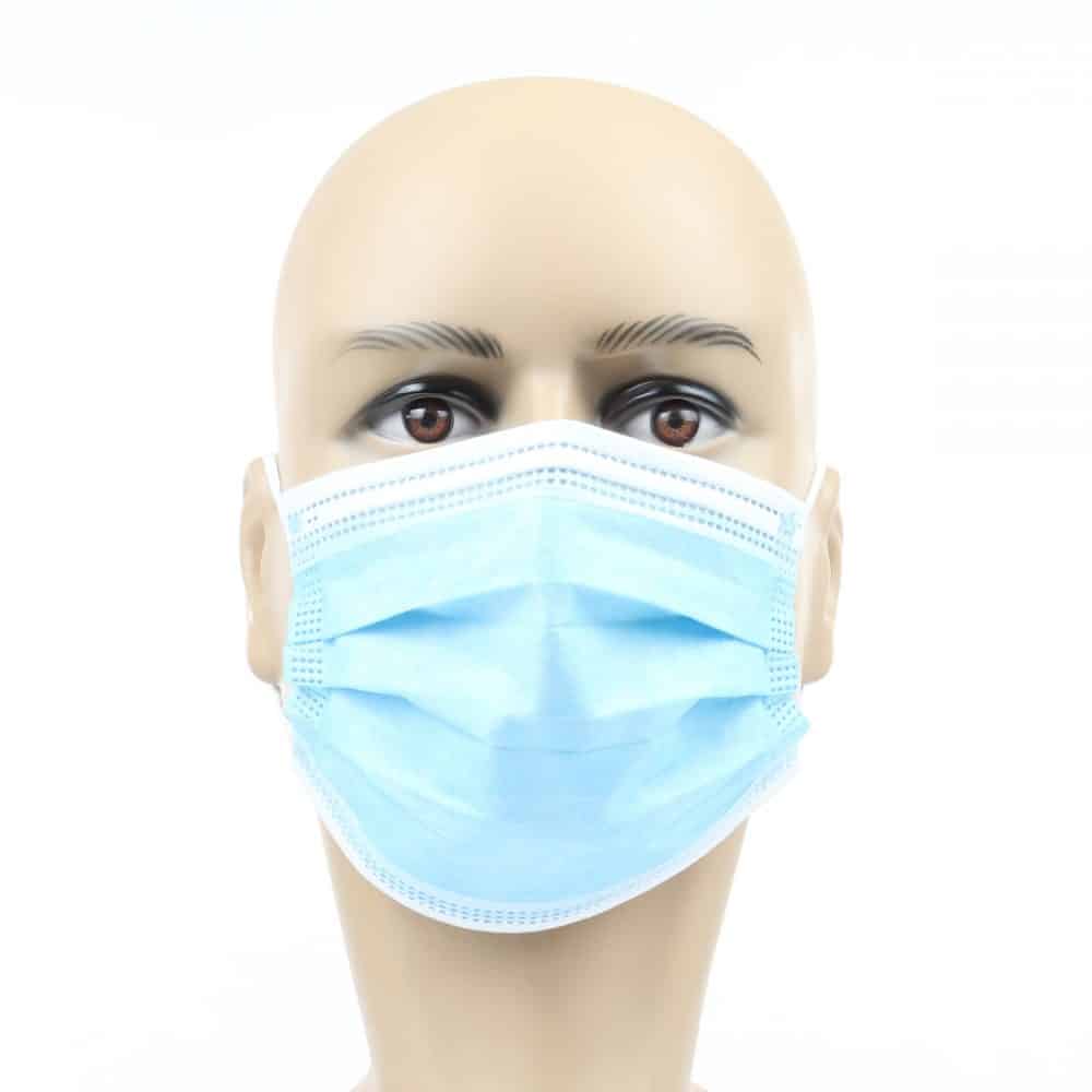 Perf Type IIR Disposable Medical Surgical Face Masks - Blue