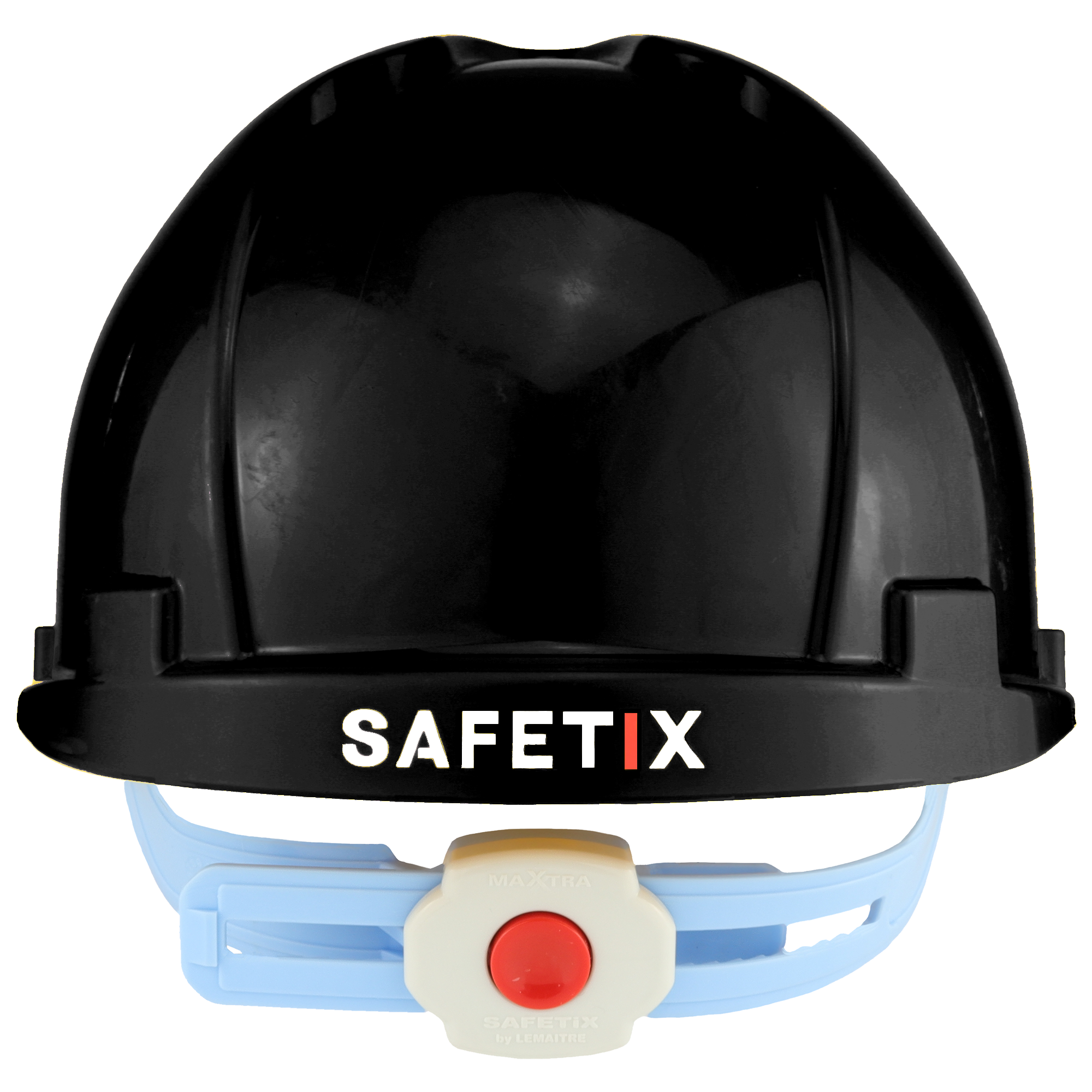 Y-Shield Maxxtra Push Button Drive Ratchet Safety Helmet - Black