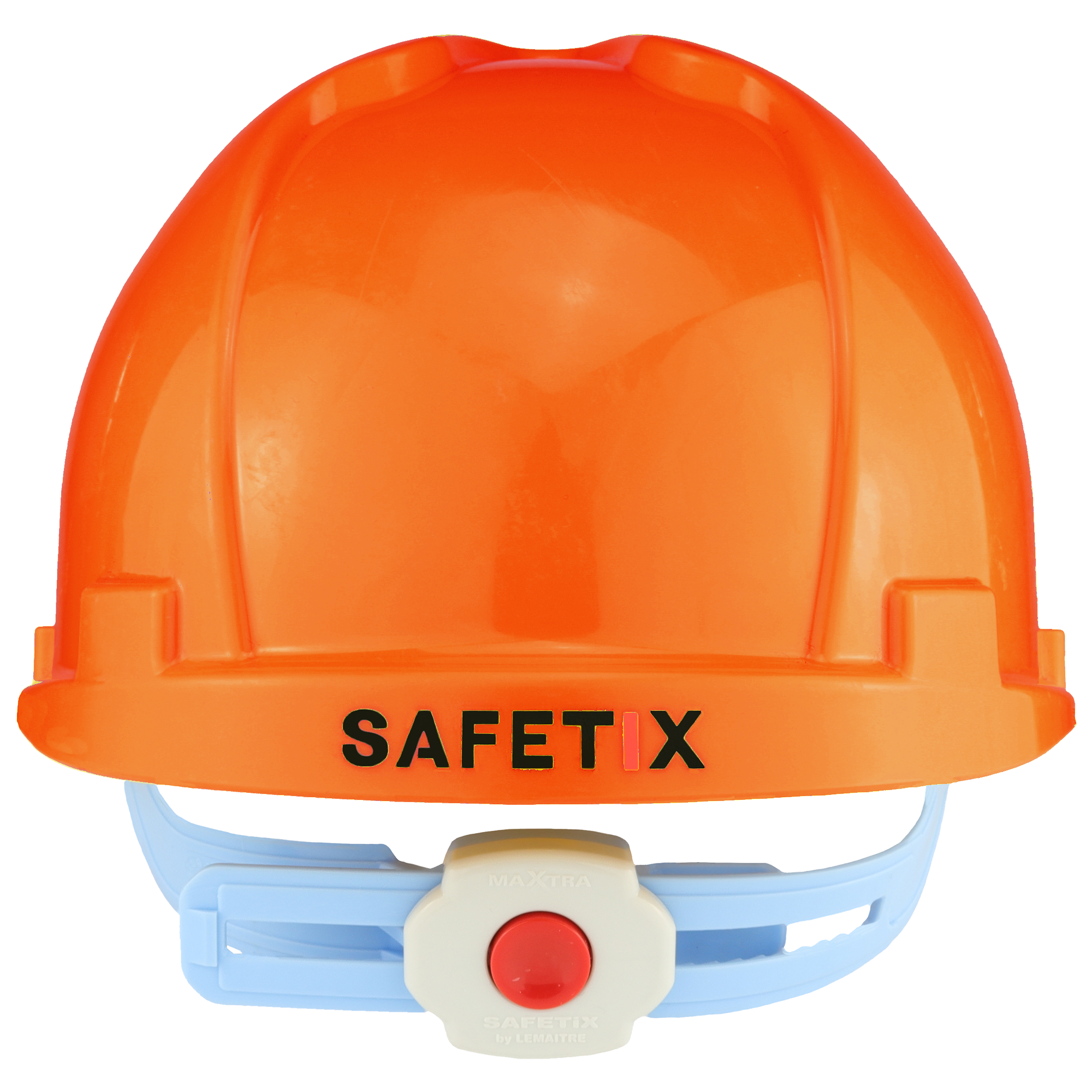 Y-Shield Maxxtra Push Button Drive Ratchet Safety Helmet - Orange