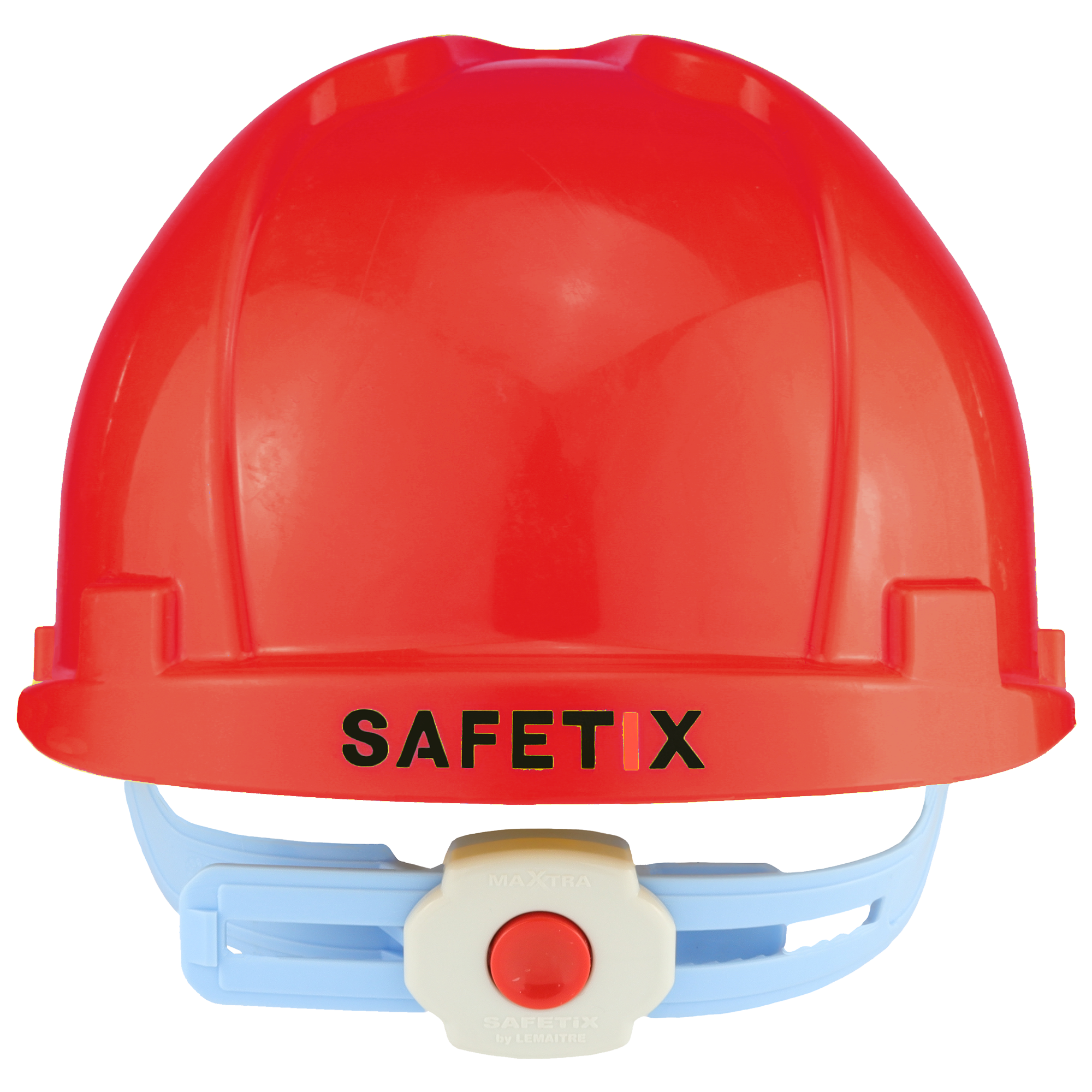 Y-Shield Maxxtra Push Button Drive Ratchet Safety Helmet - Red