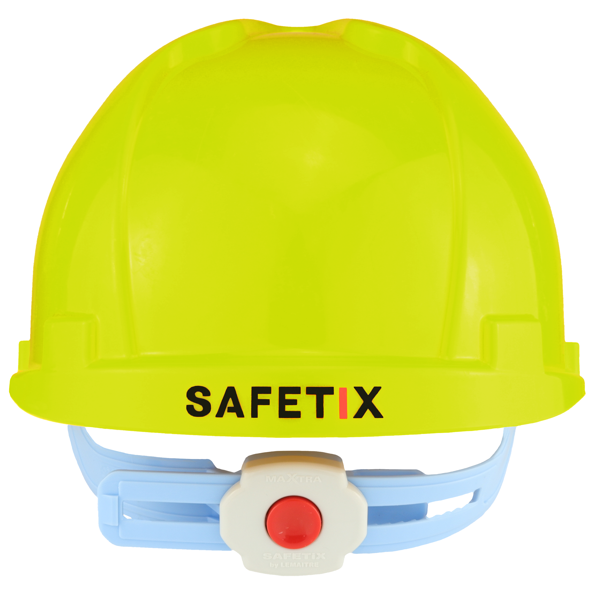 Y-Shield Maxxtra Push Button Drive Ratchet Safety Helmet - Yellow