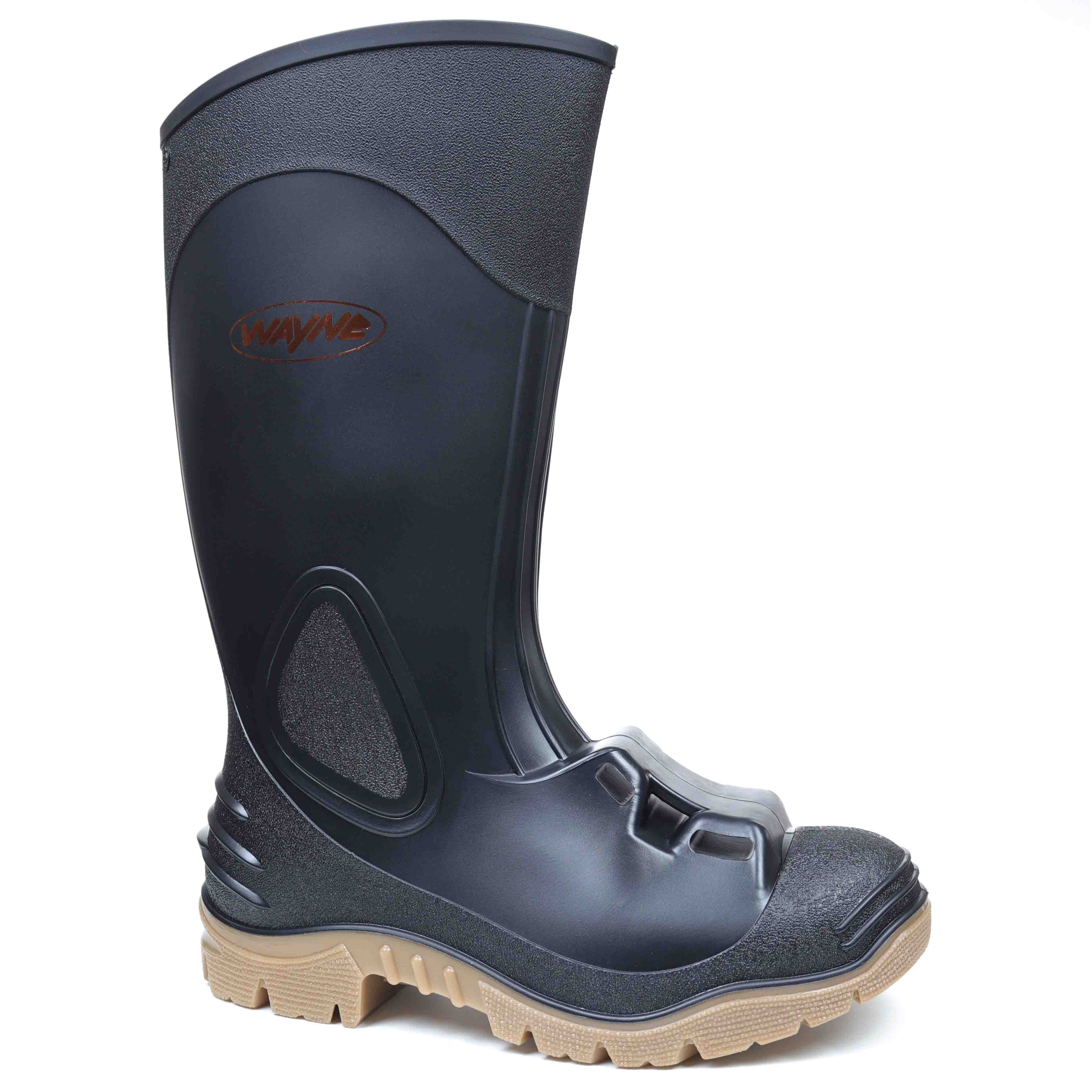 Wayne - Metguard - S5 PVC Metatarsal Protection Safety Wellingtons - Black