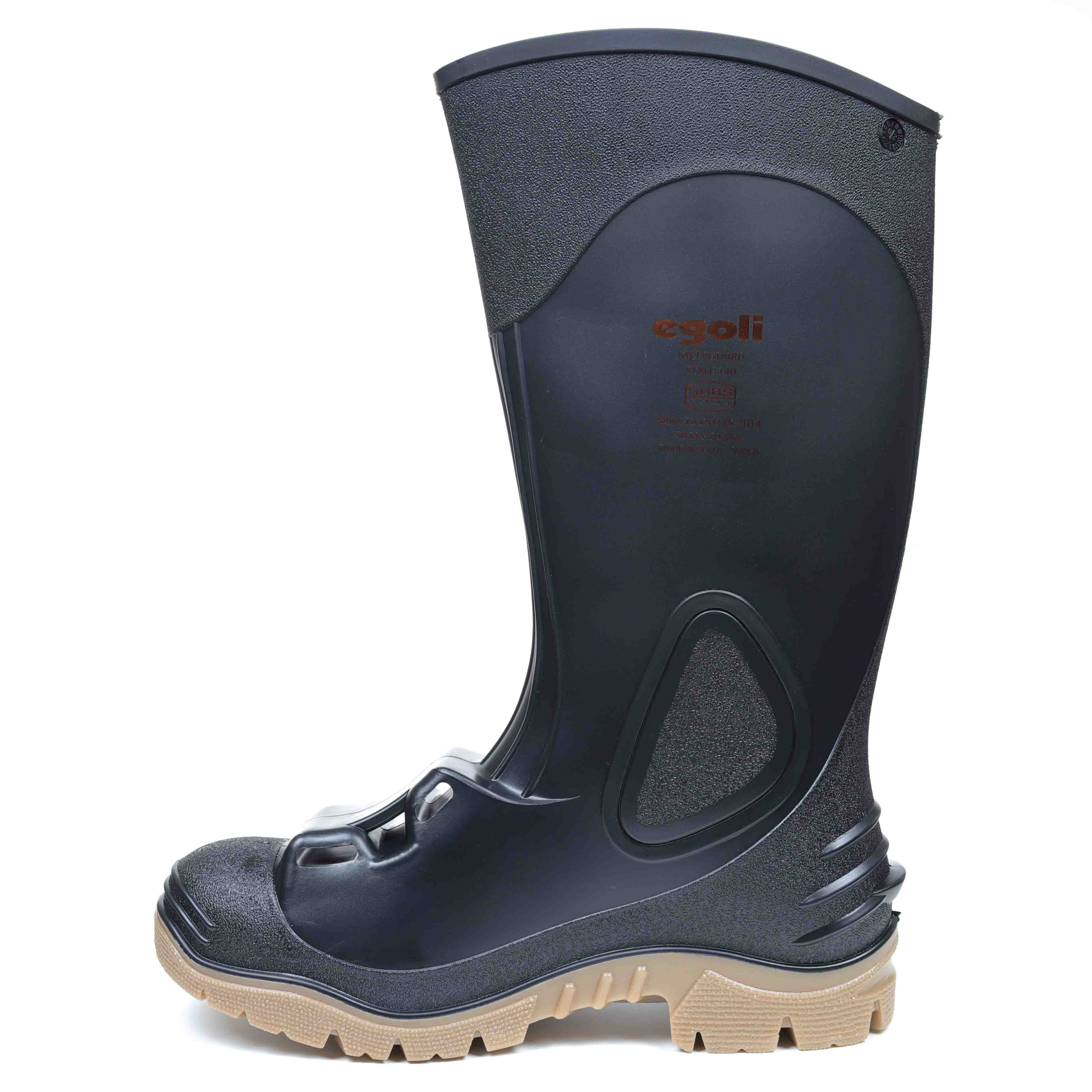 Wayne - Metguard - S5 PVC Metatarsal Protection Safety Wellingtons - Black
