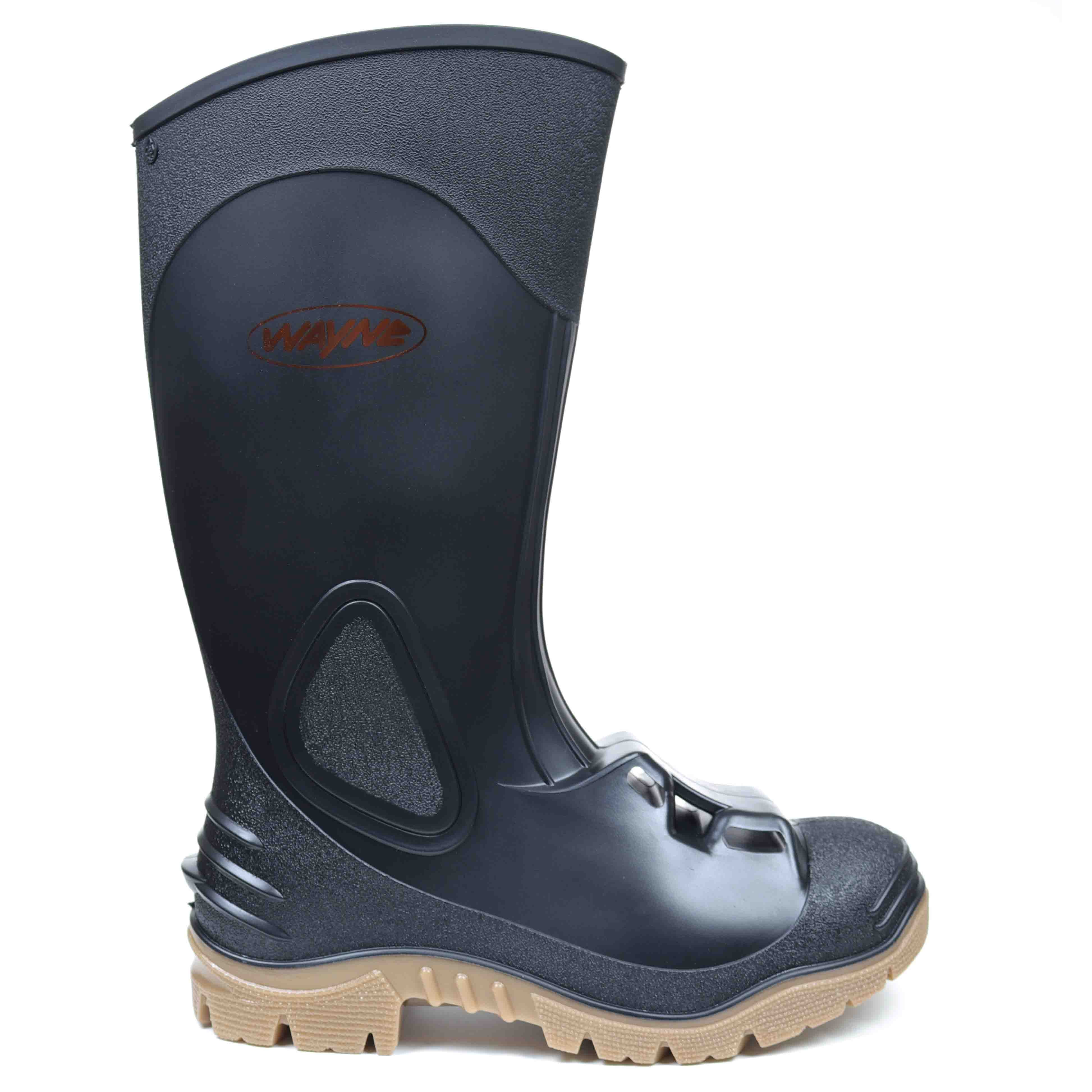 Wayne - Metguard - S5 PVC Metatarsal Protection Safety Wellingtons - Black