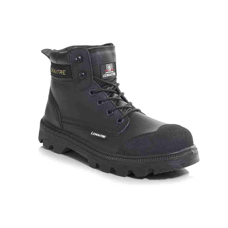 Stockton - Parabolic Safety Derby Boots - Black