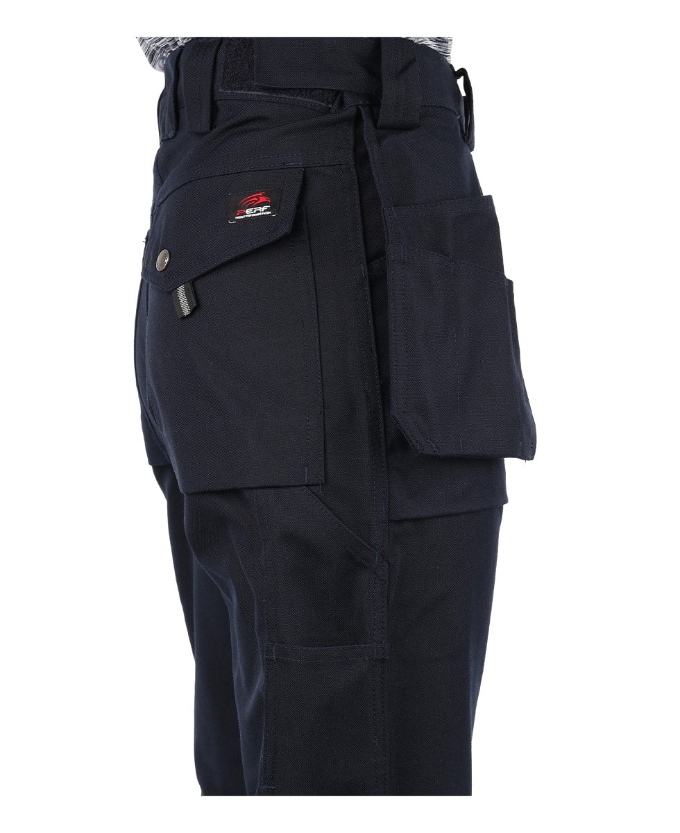 Jefferson - Multi Pocket Work Trousers - Navy